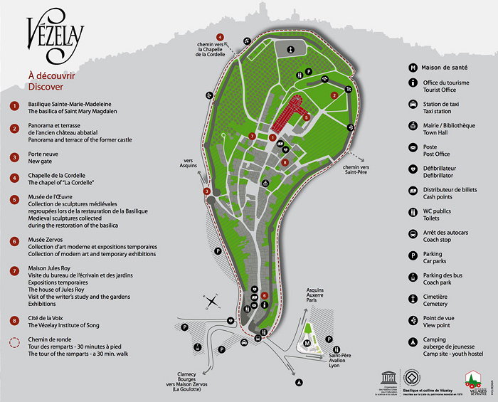 Plan de Vézelay